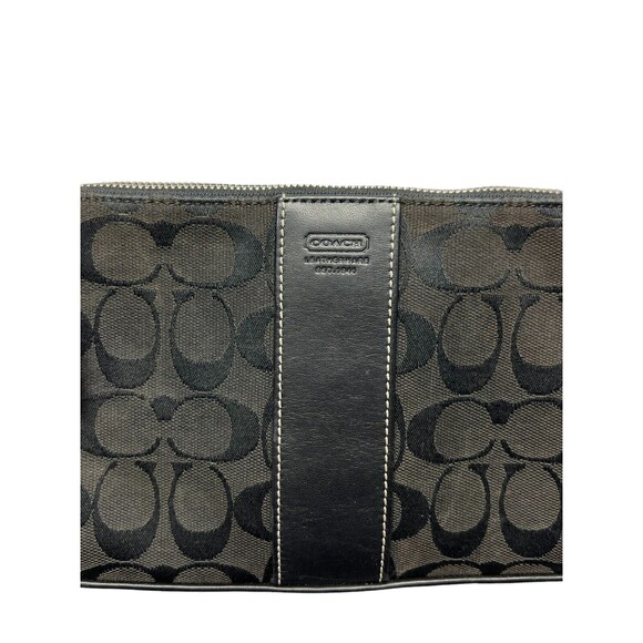 Coach Y2K Signature 2003 Vintage Black On Black Logo Crossbody Bag - L2J-6338 - Picture 4 of 16